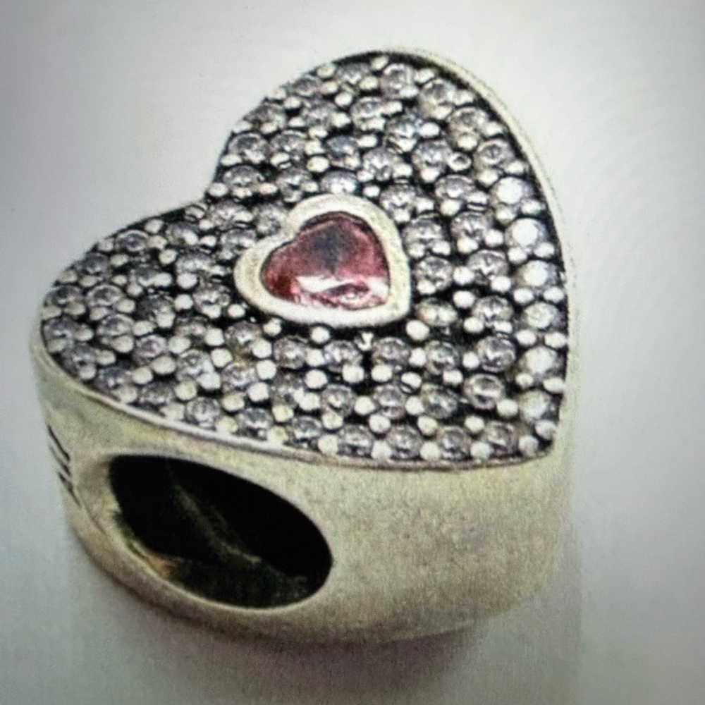 Pandora Heart 925 Silver Charm